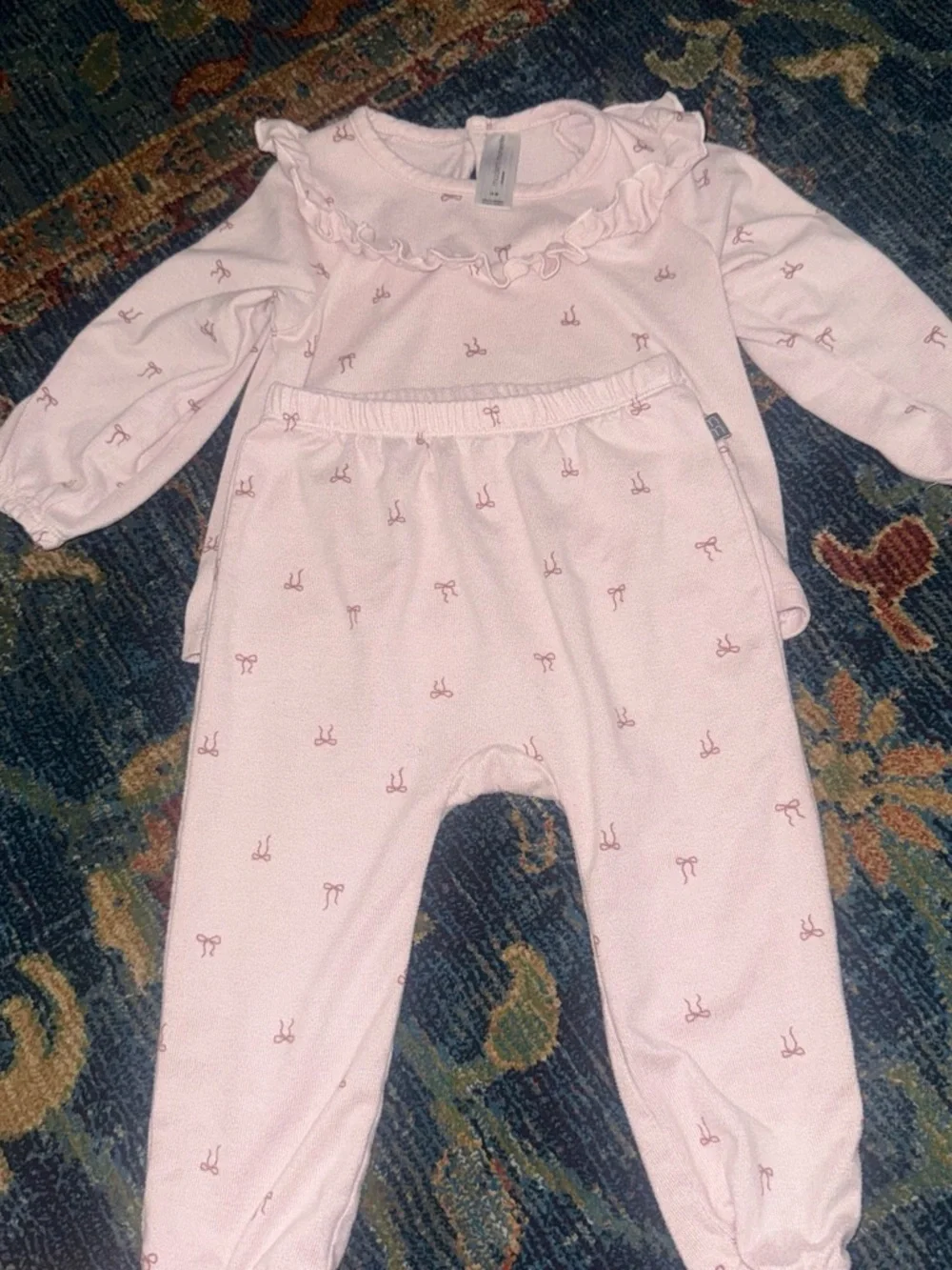 adidas Light Pink Hoodie and Sweatpants Set